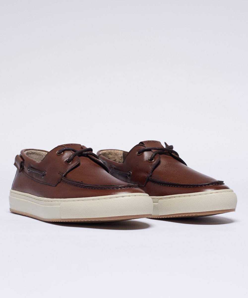 TOP SIDER COURO CAPRI - MOURO