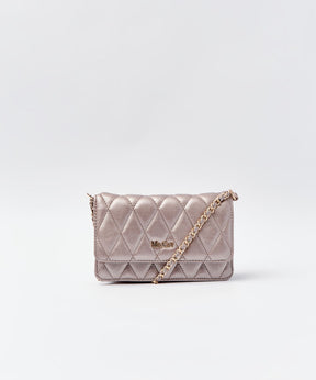 BOLSA SHOULDER MATELASSÊ 1 PEQUENA CORRENTE - OURO - UN