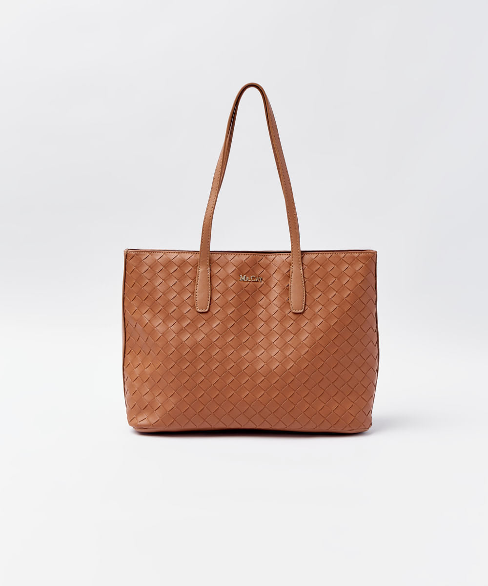 BOLSA SHOPPING GRANDE TRESSÊ - TAN - UN
