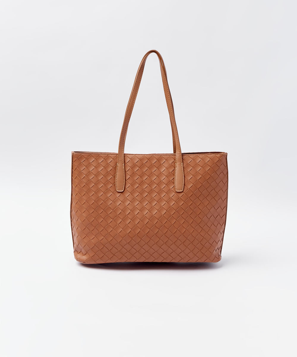 BOLSA SHOPPING GRANDE TRESSÊ - TAN - UN