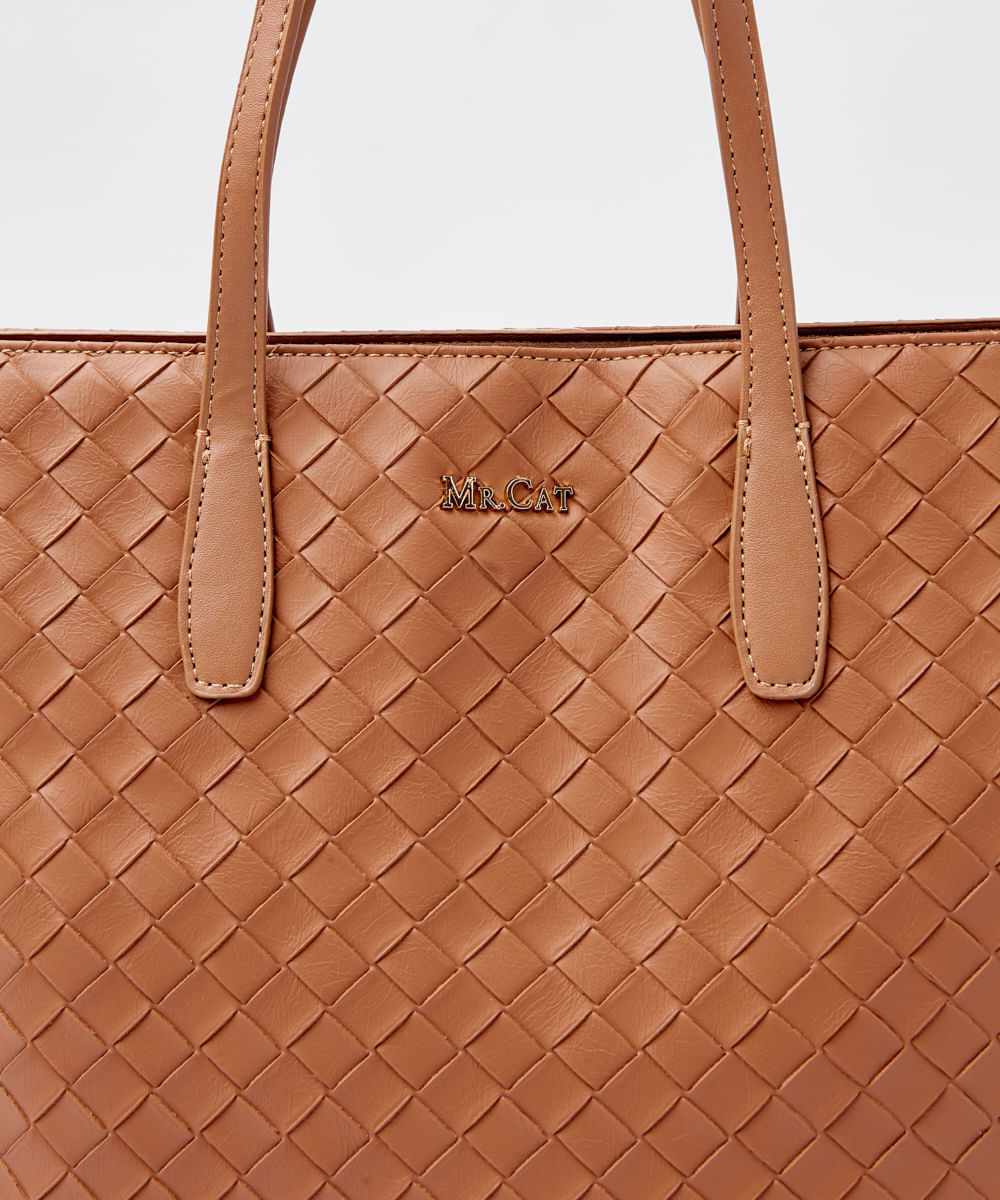 BOLSA SHOPPING GRANDE TRESSÊ - TAN - UN