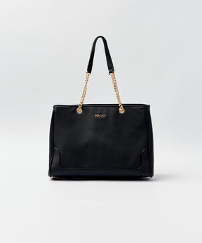 BOLSA SHOPPING ALÇA CORRENTE - PRETO - UN
