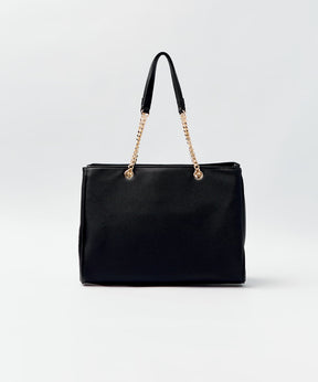 BOLSA SHOPPING ALÇA CORRENTE - PRETO - UN
